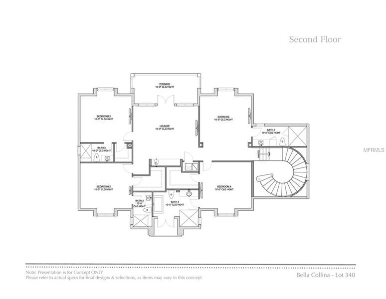 French Chateau For Sale at Bella Collina - Monteverde - $3,500,000 

