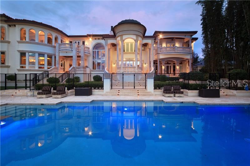 Cloister Gove Luxury Lakefront Tuscan Estate For Sale - Winter Park $6,995,000