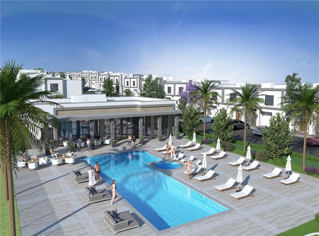 Currently under construction - 3 bedroom townhouse with private pool for sale at The Azur Resort near Disney $325,000